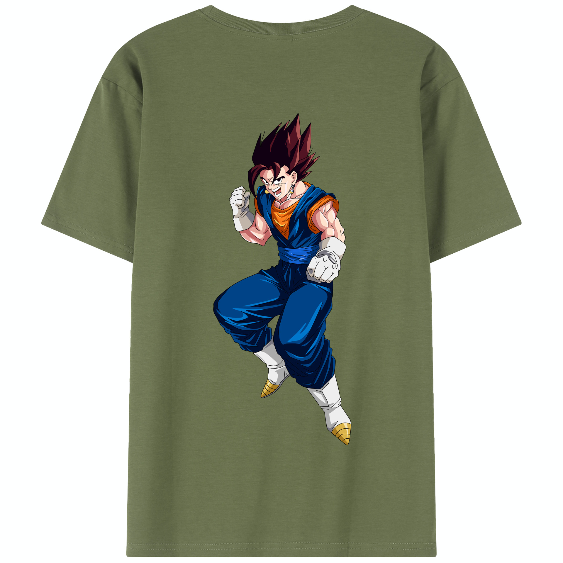（画像用） ドラゴンボール 孫 悟飯（そんごはん）DRAGON BALL Son Gohan 綿100％半袖Tシャツ（背面プリント）